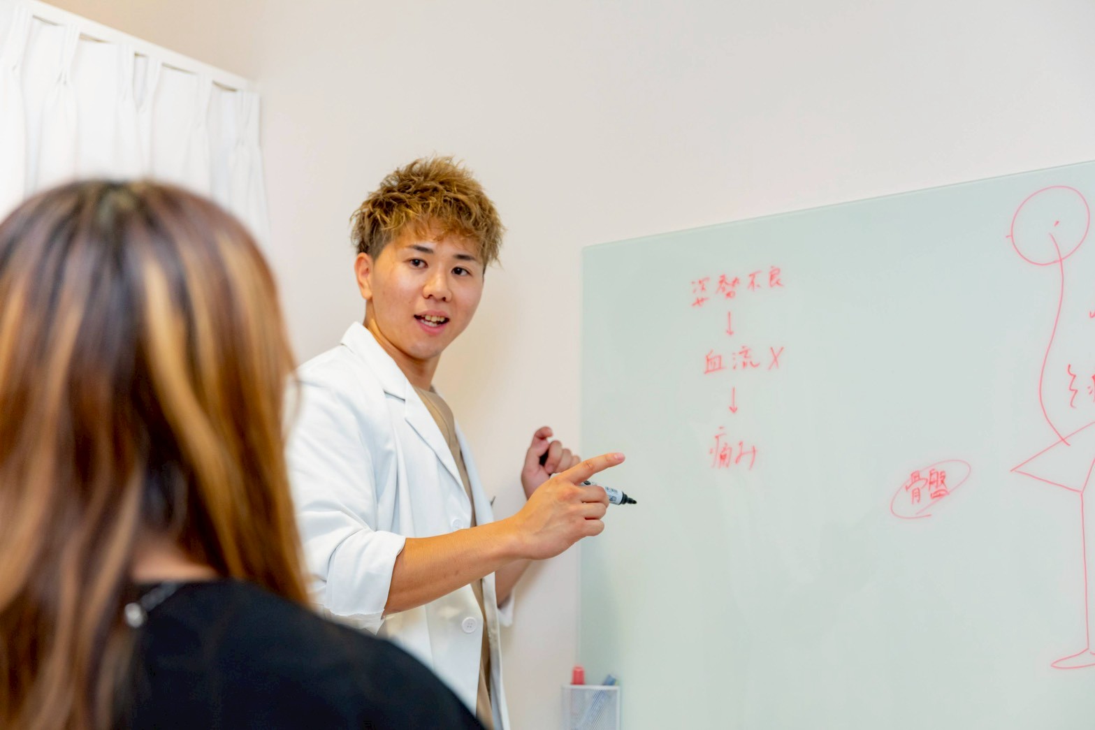 施術後のアドバイスとセルフケア指導